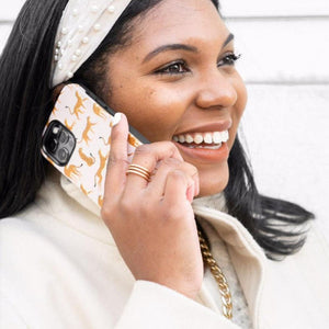 On the Prowl | Pink Leopard Print Samsung Case