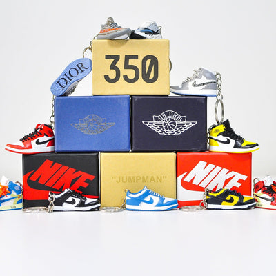 3D Sneaker Keychain With Box | Jordan keychain with box | Kicks Machine