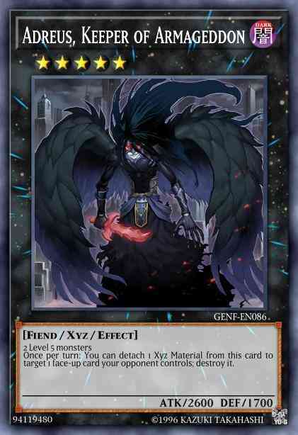 Adreus, Keeper of Armageddon - BP01-EN030 - Rare - 1st Edition