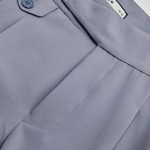 Light Grey Slim Fit Gurkha Trousers