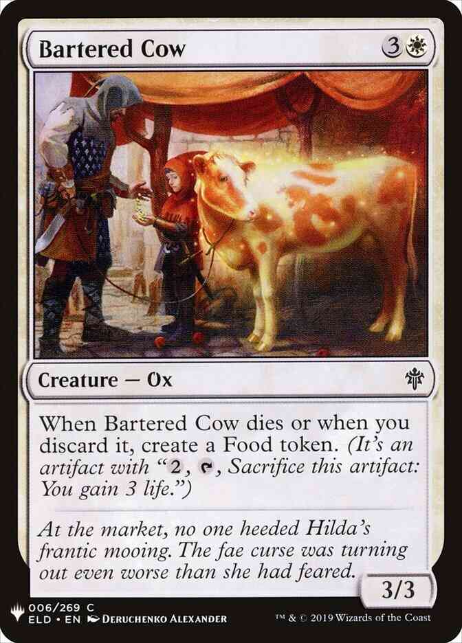 Bartered Cow [ELD-6] [The List] [Non-Foil]