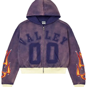 Vale Forever Valley Dreams Chimera Purple Zip-Up Hoodie