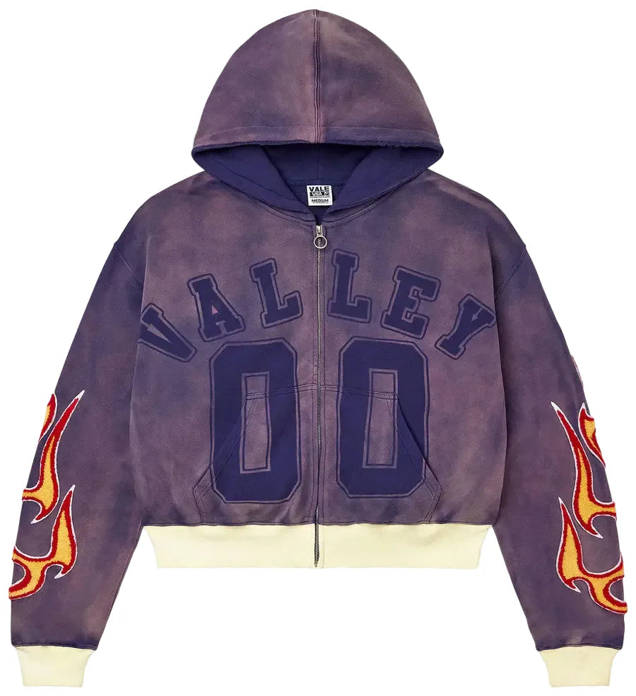 Vale Forever Valley Dreams Chimera Purple Zip-Up Hoodie