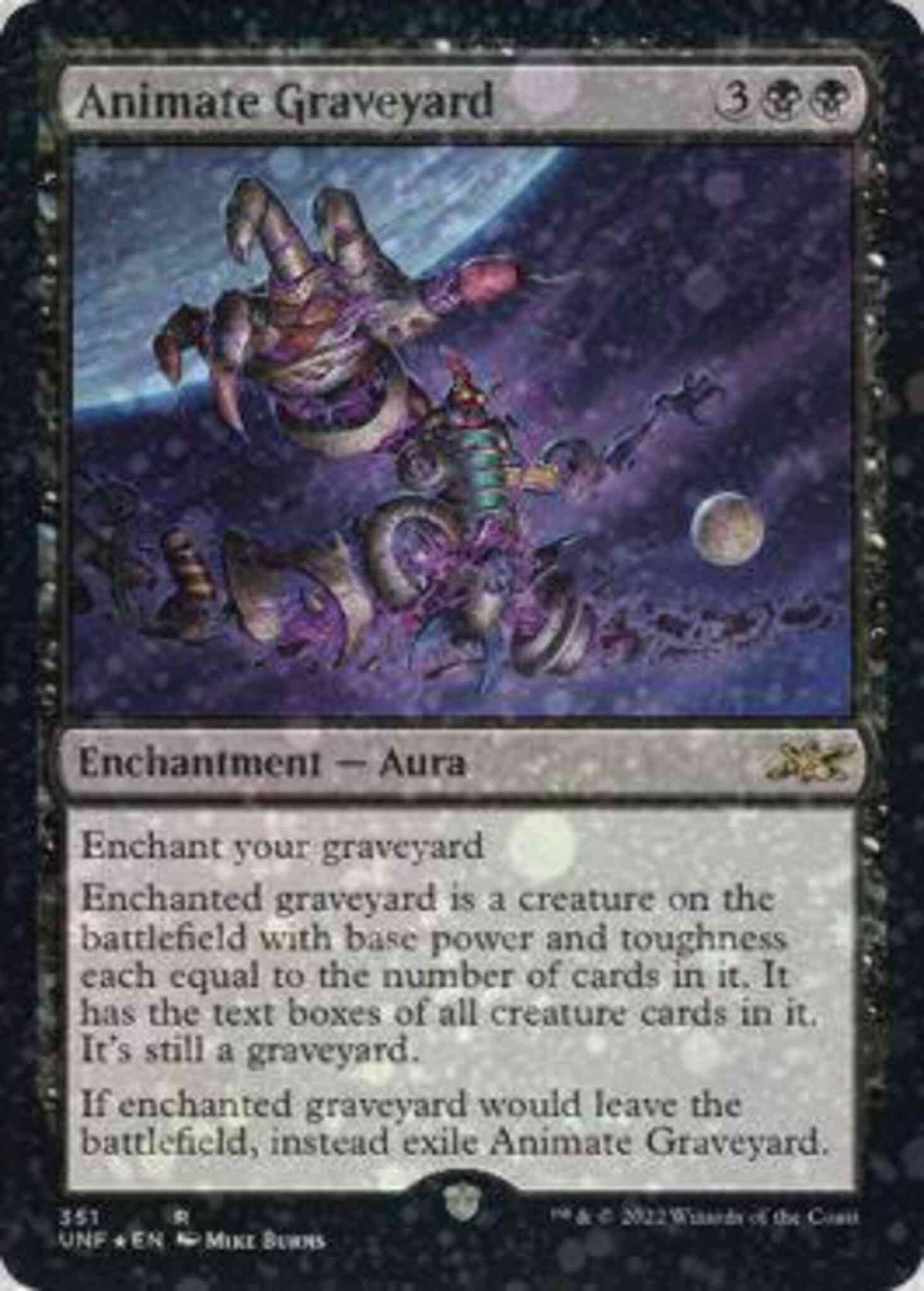 Animate Graveyard [351] [Unfinity] [Galaxy Foil]