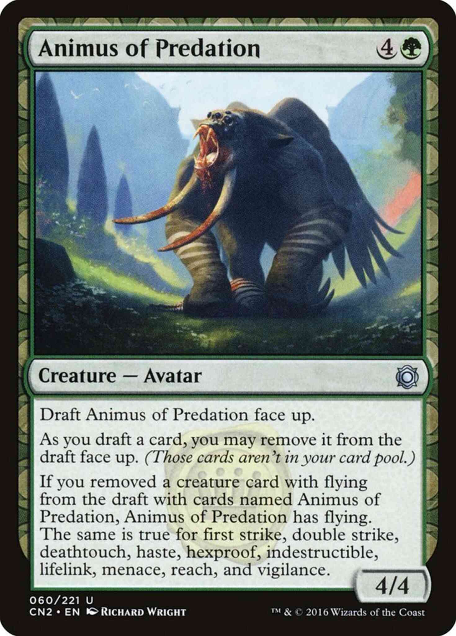 Animus of Predation [60] [Conspiracy Take The Crown] [Non-Foil]