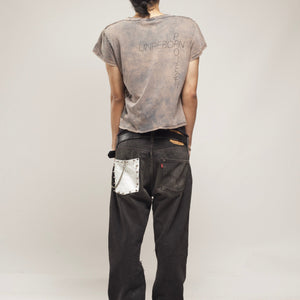 FERAL BRUTALITY T-SHIRT (FADED GREY)