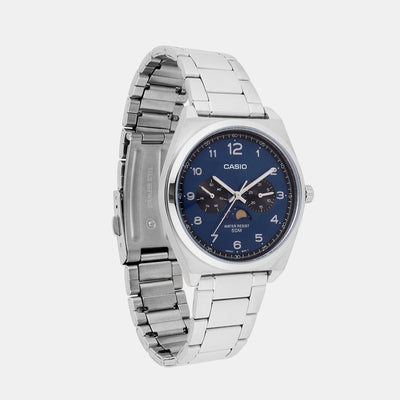 Enticer Men Quartz Blue Dial Chronograph Stainless Steel Watch A2173