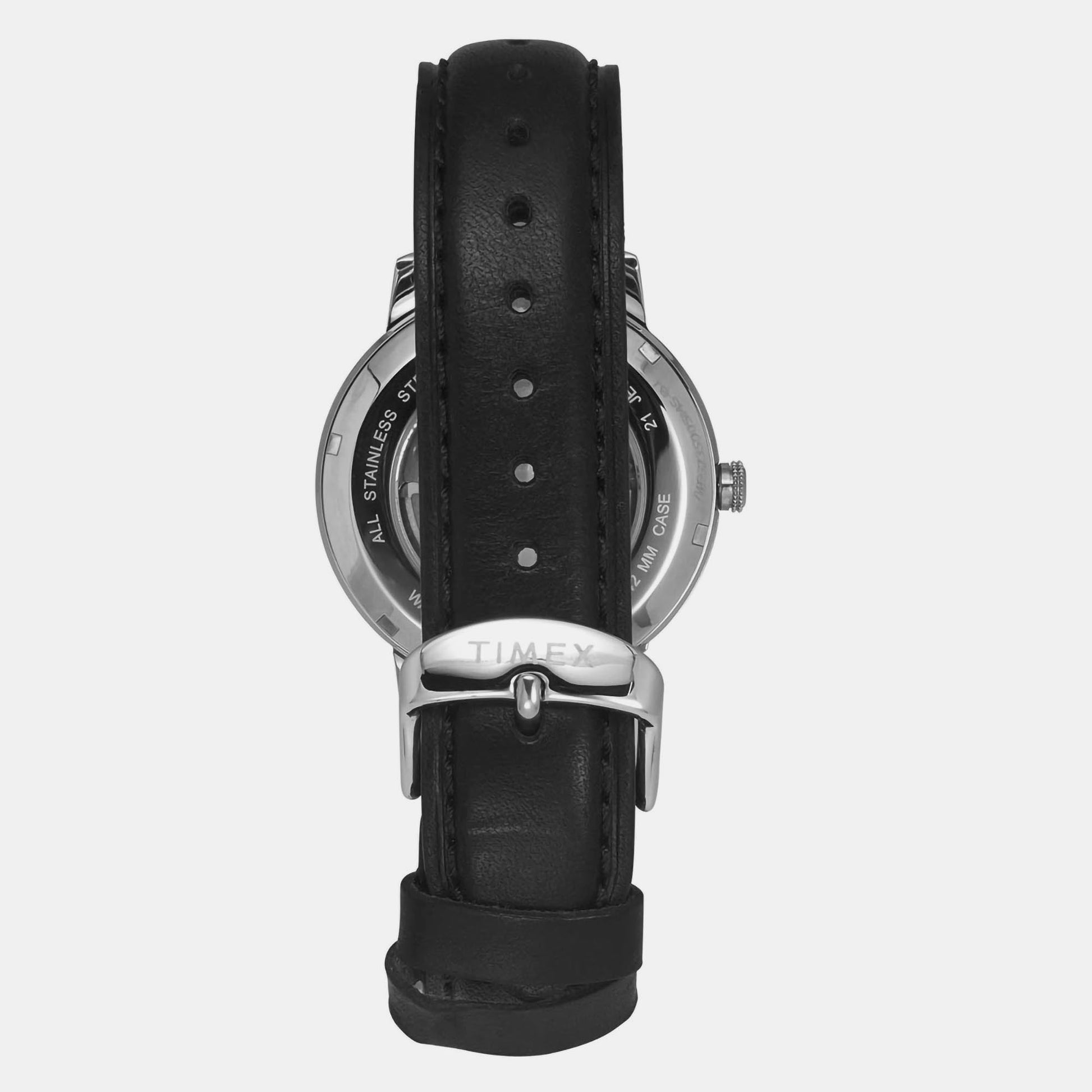 E Class Men Automatic Silver Dial Analog Leather Watch TWEG23500