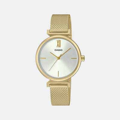 Enticer Women Quartz White Dial Analog Stainless Steel Watch A2127