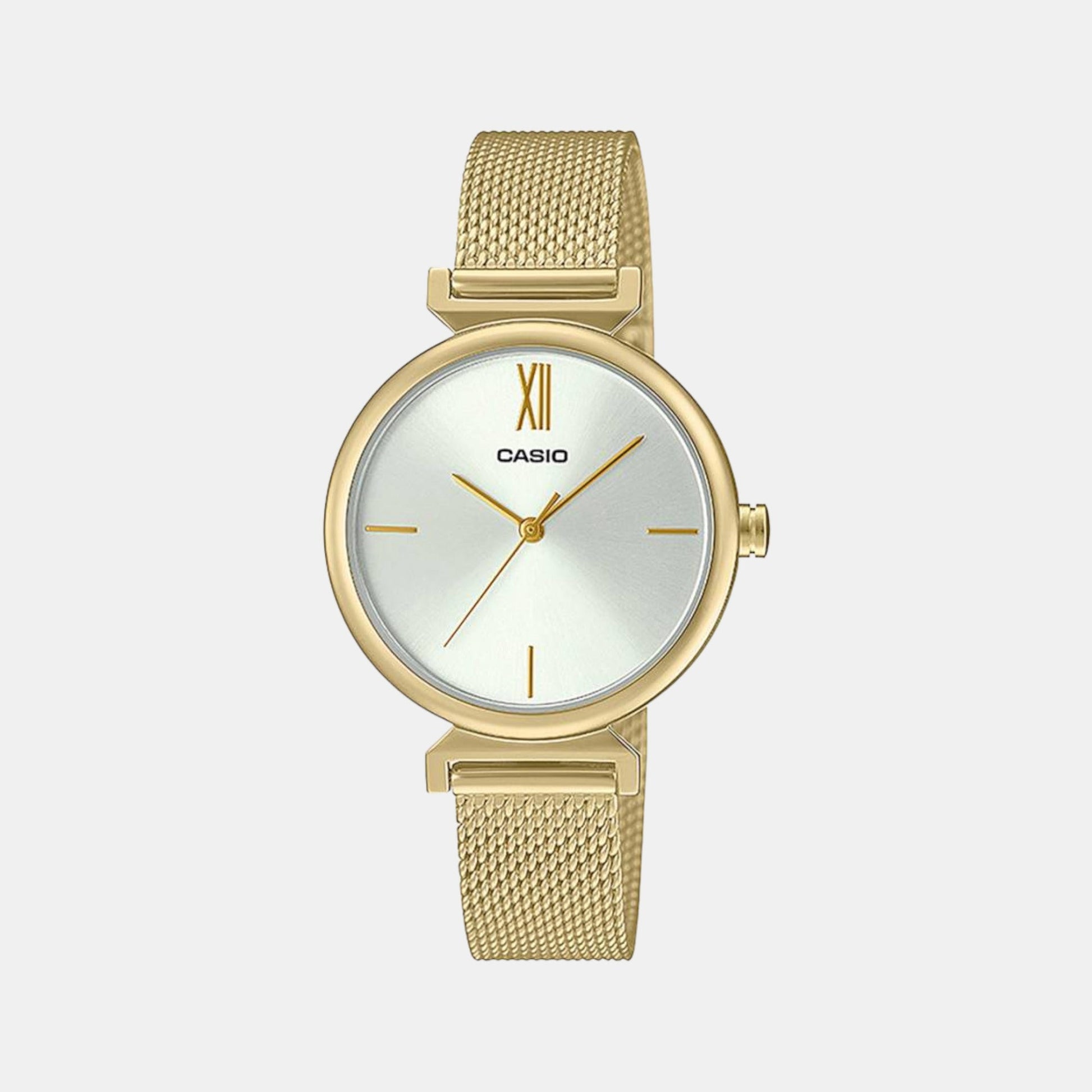 Enticer Women Quartz White Dial Analog Stainless Steel Watch A2127