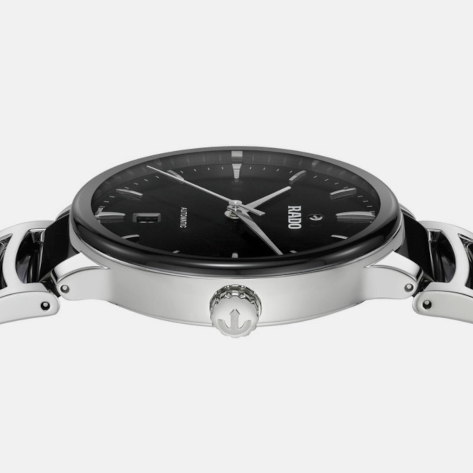 Centrix Unisex Automatic Black Dial Analog Stainless Steel Watch R30018152