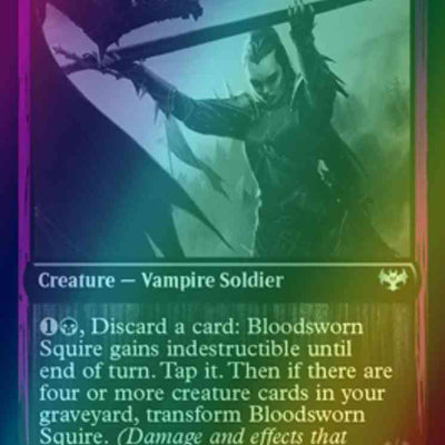 Bloodsworn Squire // Bloodsworn Knight [364] [Innistrad: Double Feature] [Foil]