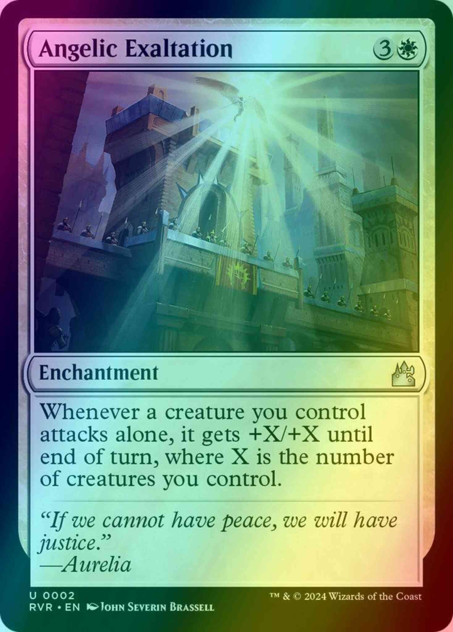 Angelic Exaltation [2] [Ravnica Remastered] [Foil]