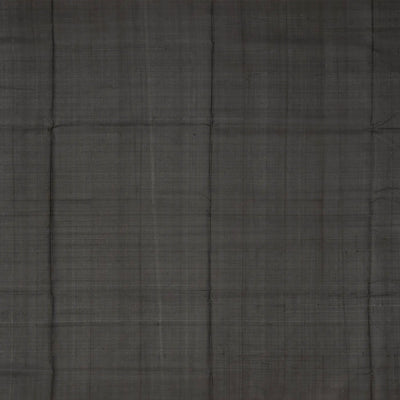 Black Handloom Uppada Silk Saree With Floral Buttas & Zari Border