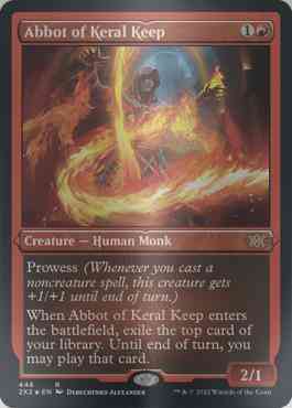 Abbot of Keral Keep [446] [Double Masters 2022] [Etched Foil]