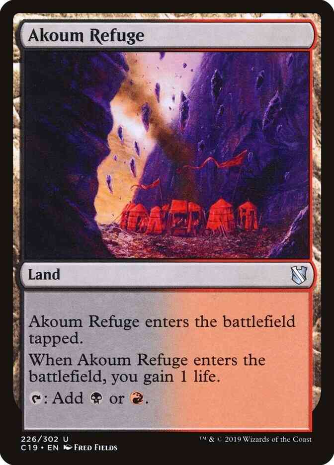 Akoum Refuge [226] [Commander 2019] [Non-Foil]