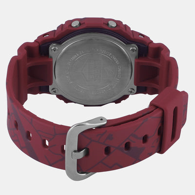 G-Shock Men Quartz Red Dial Digital Resin Watch G1361