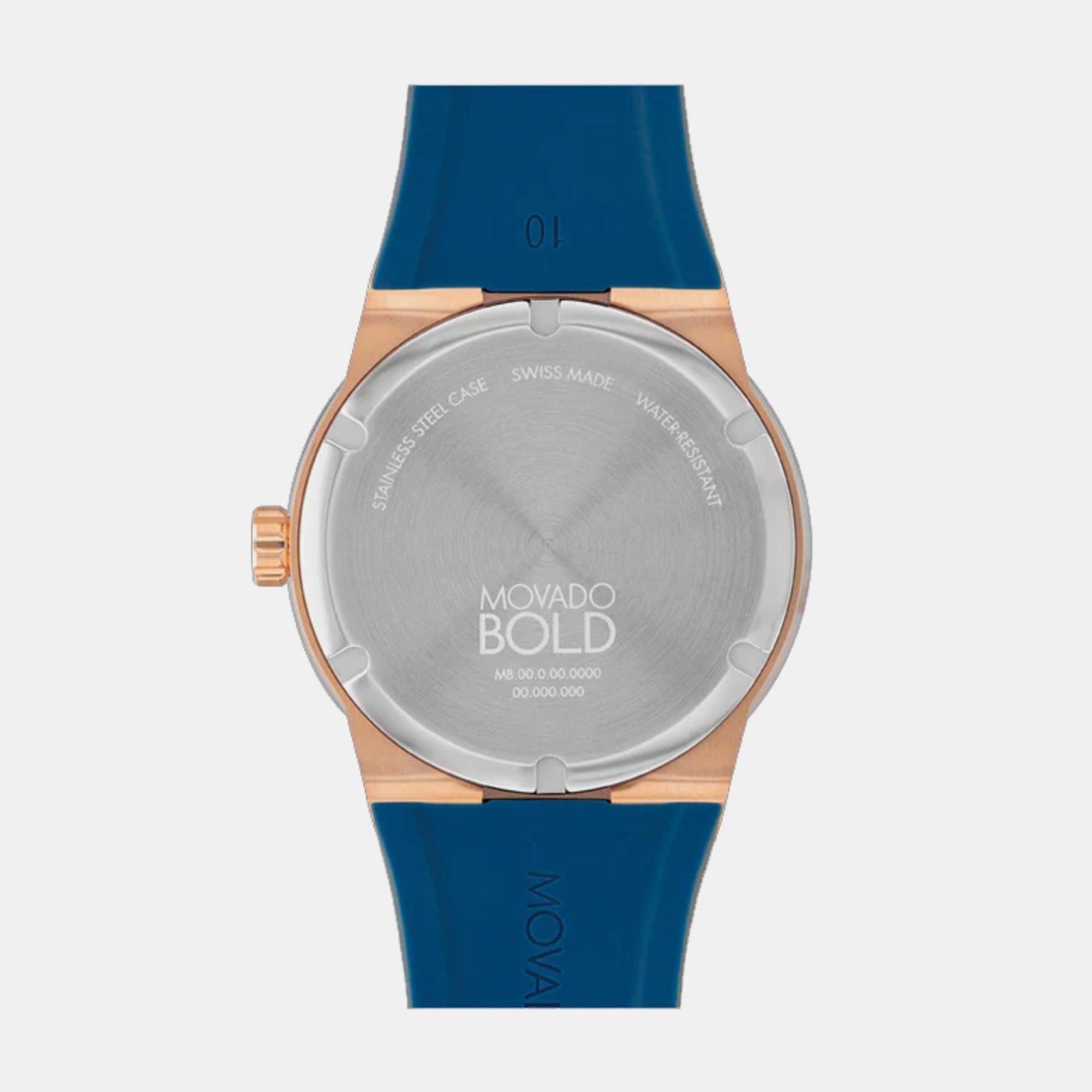 Bold Fusion Men Quartz Blue Dial Analog Silicone Watch 3601140
