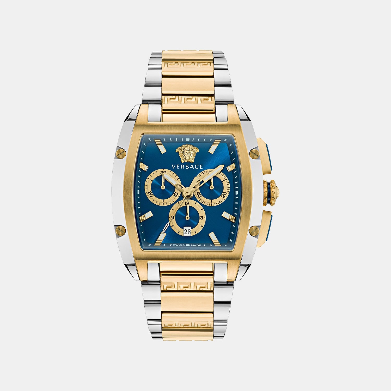 Dominus Men Quartz Blue Dial Chronograph Stainless Steel Watch VE6H00723