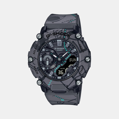 G-Shock Men Quartz Grey Dial Analog-Digital Resin Watch G1368