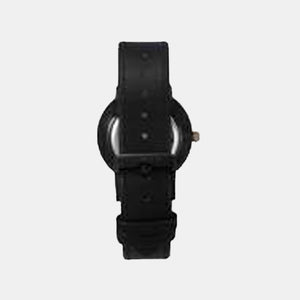Fashion Men Quartz Black Dial Multi-Function Leather Watch TWEG22003