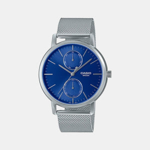 Enticer Men Quartz Blue Dial Chronograph Stainless Steel Watch A2065