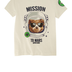 Boys Mission To Mars Bear Graphic Tee