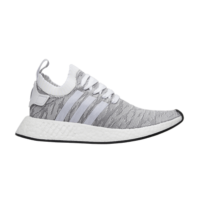 adidas NMD R2 Primeknit White Black