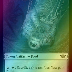 Ballistic Boulder Token (08) // Food Token (11) [The Lord of the Rings: Tales of Middle-earth: Tokens] [Foil]