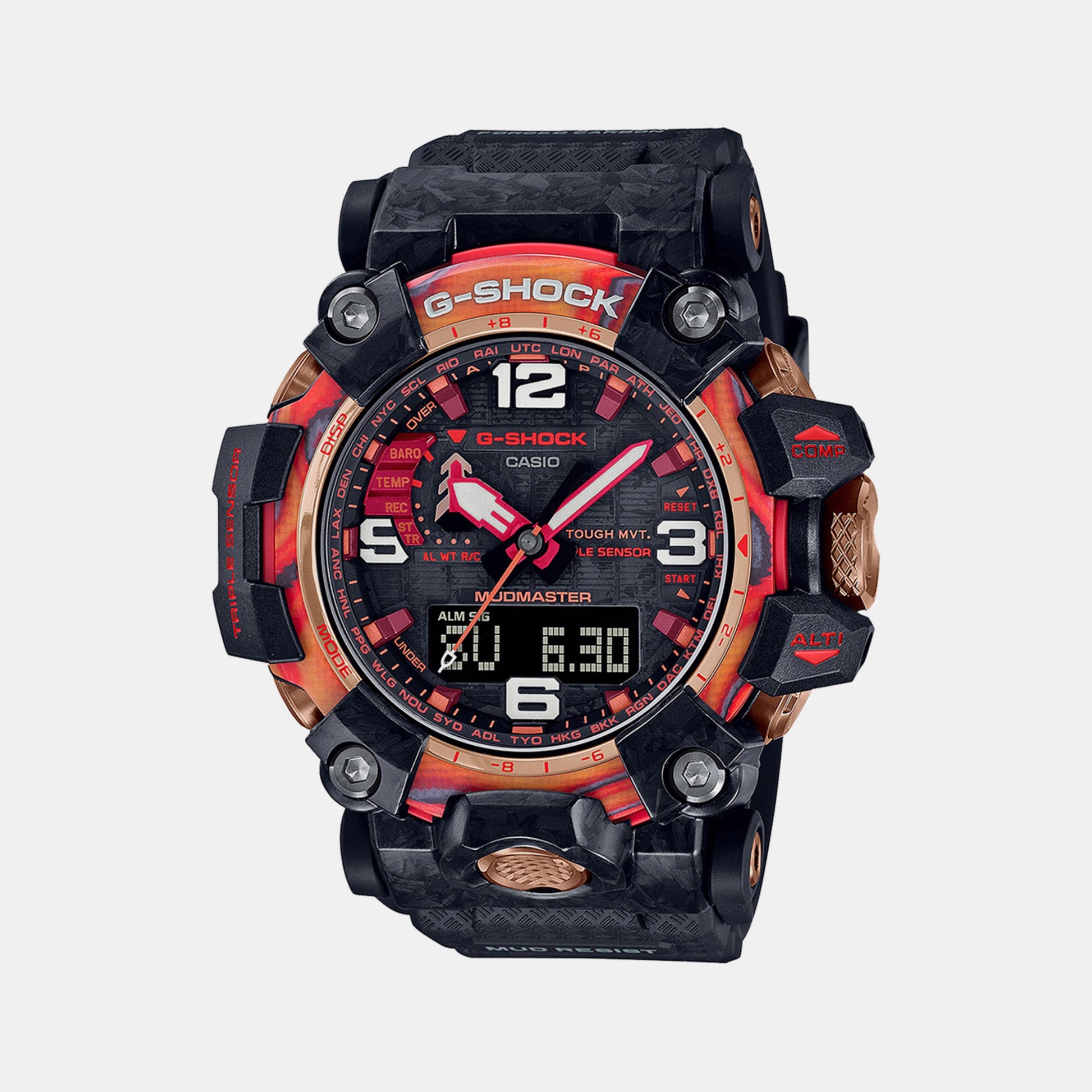 G-Shock Men Quartz Black Dial Analog-Digital Resin Watch G1322