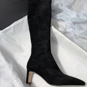 Leona Over Knee Premium Suede Boots