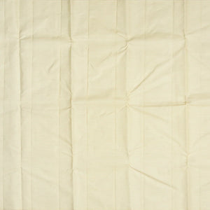 Off White Handloom Kanchipuram Silk Saree With Checks