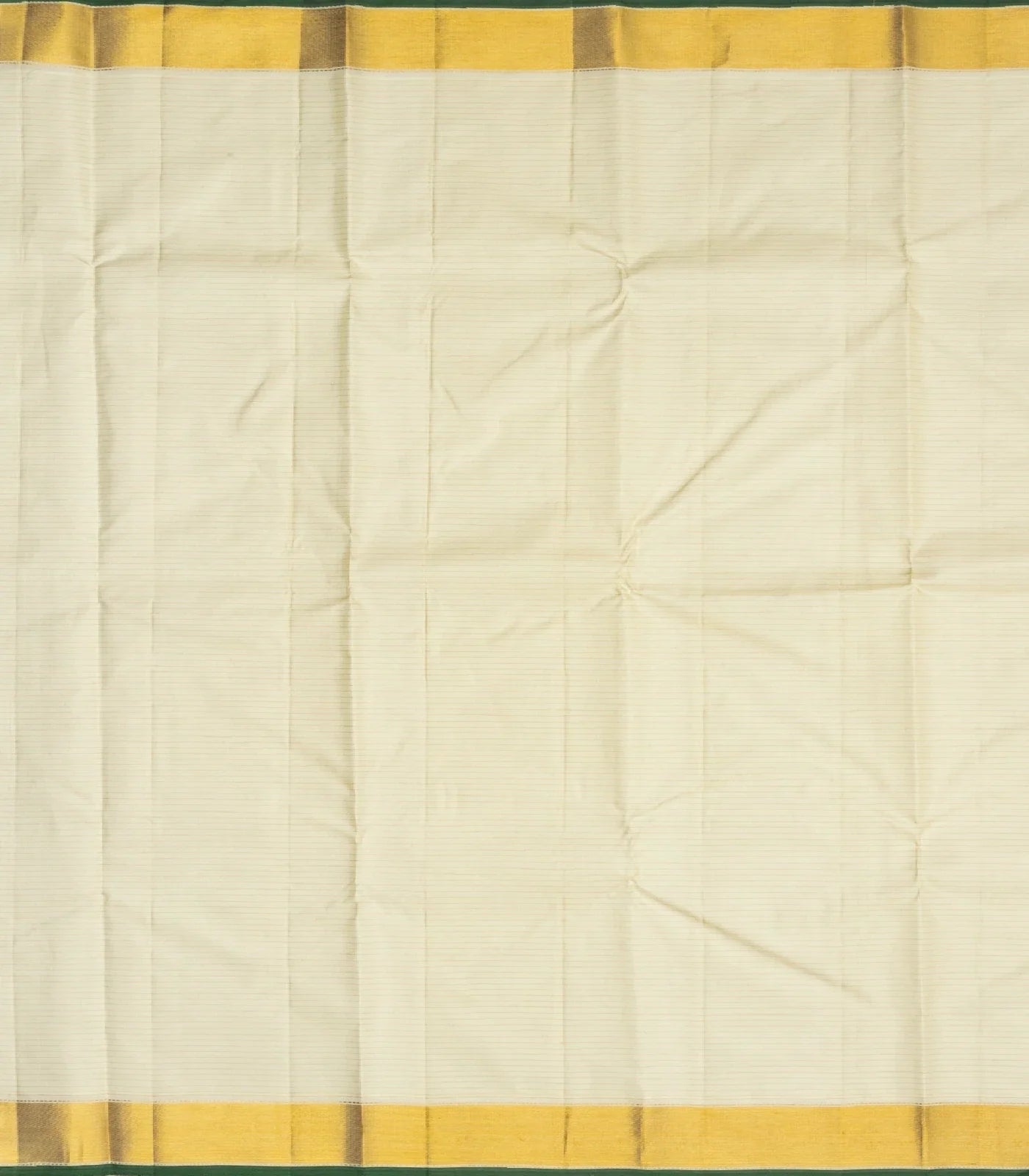 Off White Handloom Kanchipuram Silk Saree With Checks