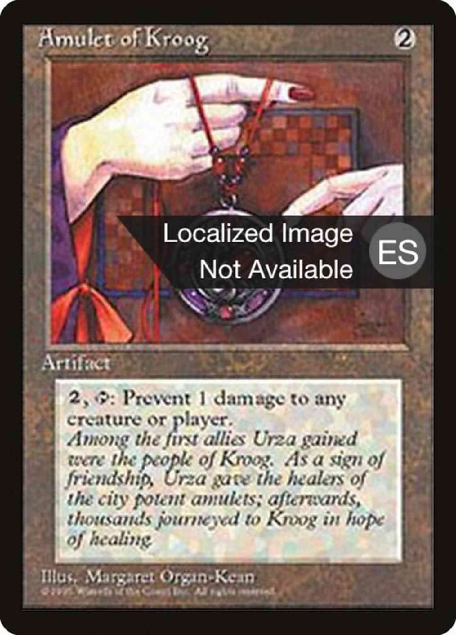 Amulet of Kroog - Portuguese [293] [Fourth Edition Black Border: Portuguese] [Non-Foil]
