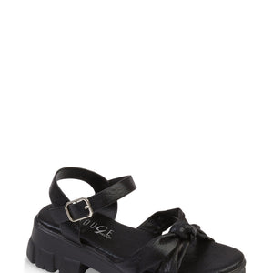 Girls Knot Band Buckle Strap Platform Sandals