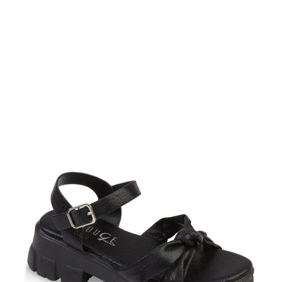 Girls Knot Band Buckle Strap Platform Sandals