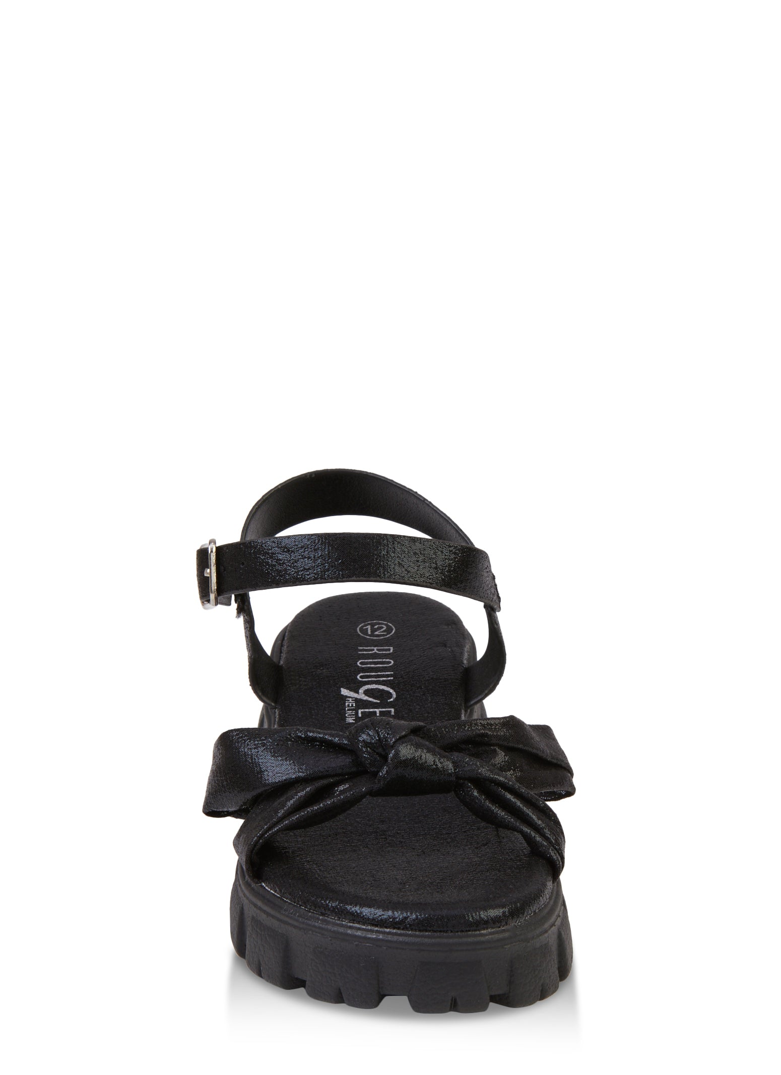 Girls Knot Band Buckle Strap Platform Sandals
