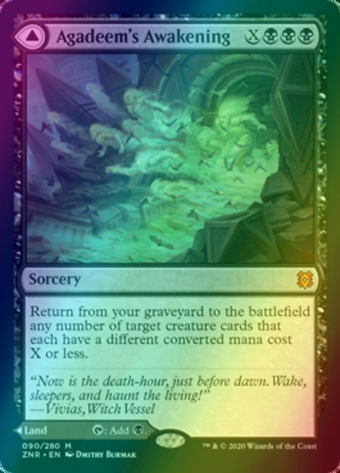 Agadeem's Awakening // Agadeem, the Undercrypt [90] [Zendikar Rising] [Foil]