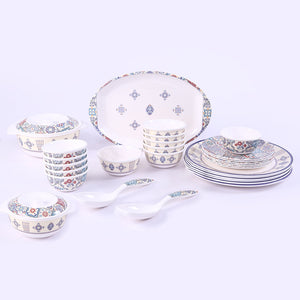 Venice Dinner Set - Blue (31 pcs)