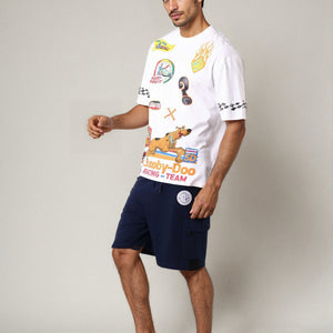 Men's Superman Printed Oversized Fit Shorts