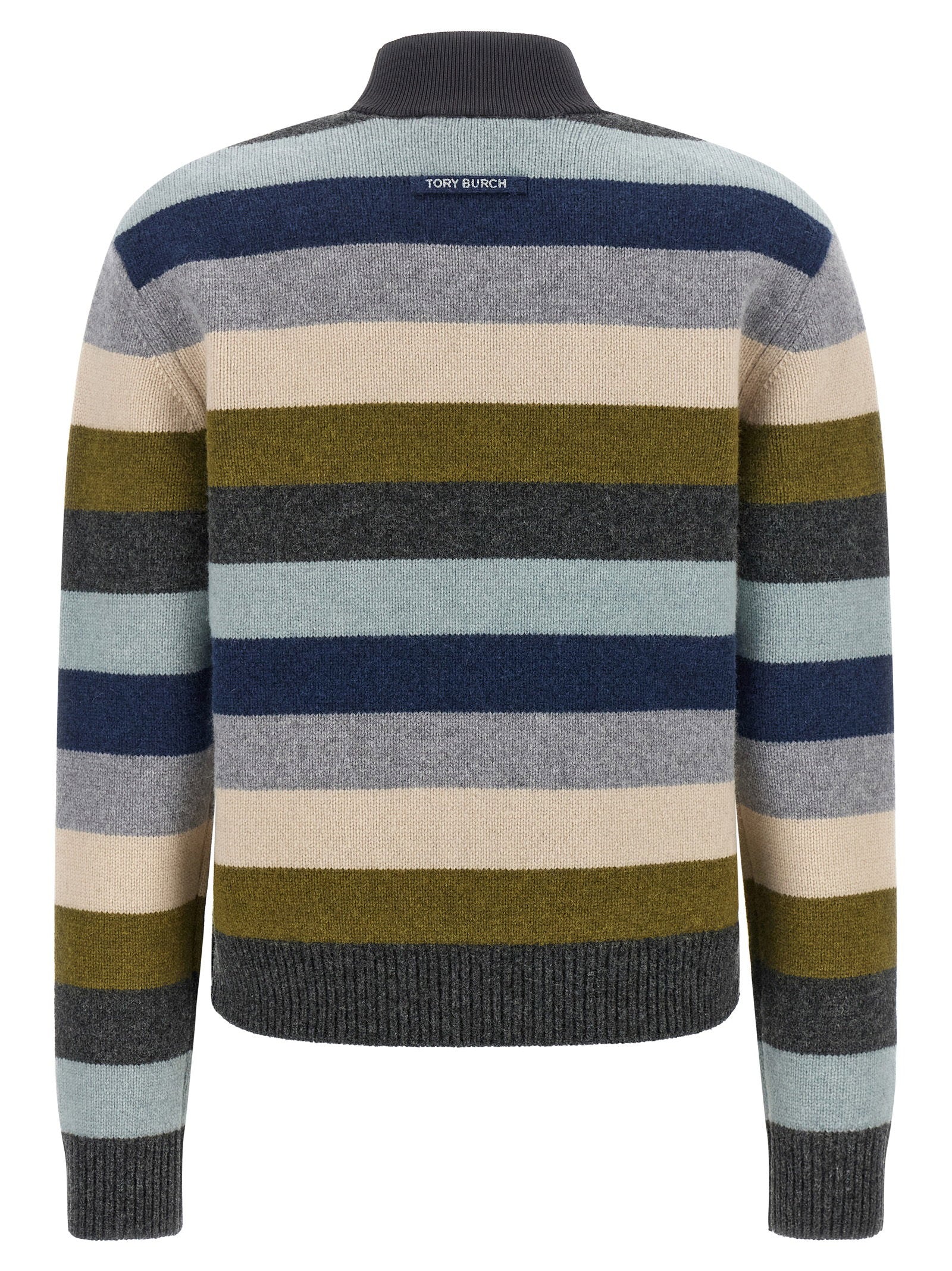 Tory Burch Striped Wool Sweater