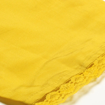 Ethnic Embroidered A-Line Kurta with Pant & Dupatta - Yellow