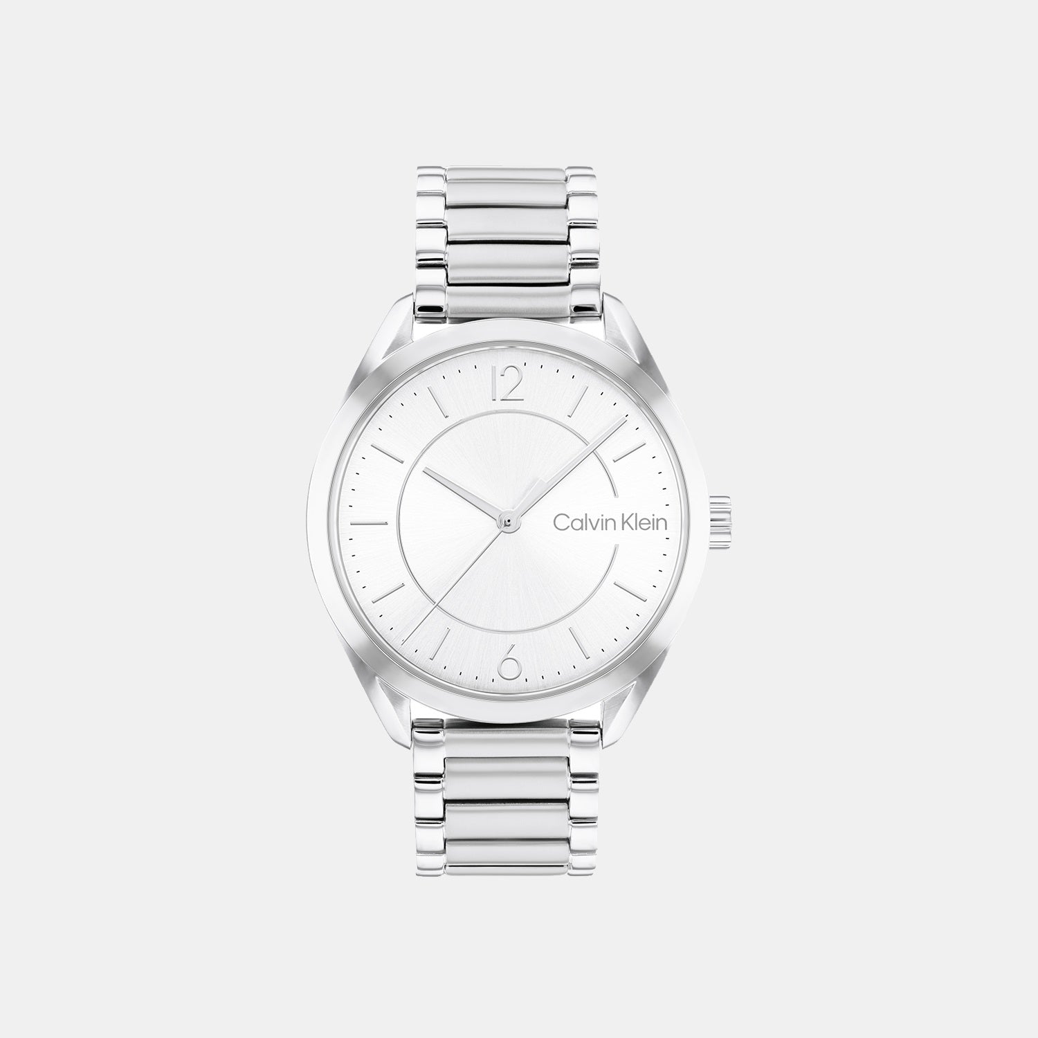 Essentials Women Quartz Silver Dial Analog Stainless Steel Watch 25200190