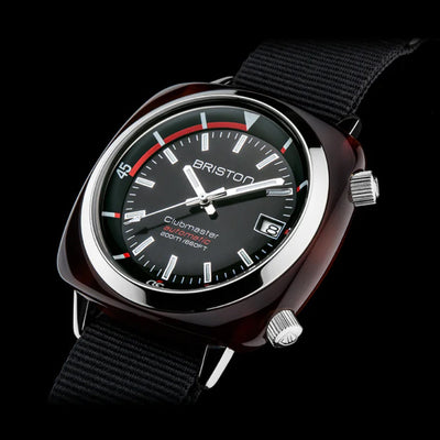 Clubmaster Diver Men Automatic Black Dial Analog Nato Watch 17642.SA.TD.1.NB