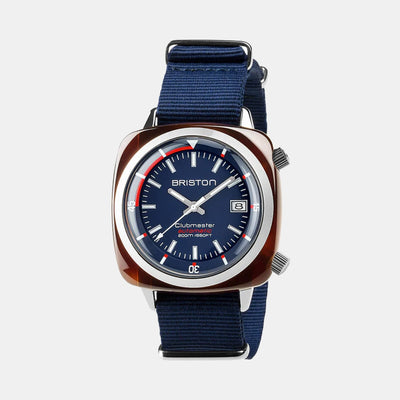 Clubmaster Diver Men Automatic Navy Blue Dial Analog Nato Watch 17642.SA.TD.15.NNB