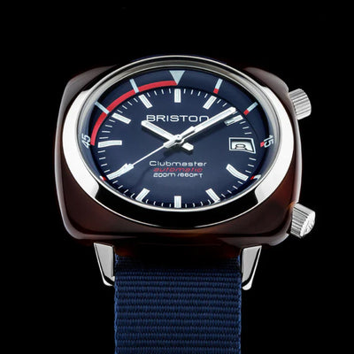 Clubmaster Diver Men Automatic Navy Blue Dial Analog Nato Watch 17642.SA.TD.15.NNB