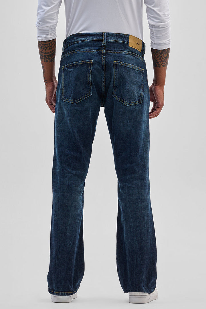 Dark Blue Bootcut Jeans