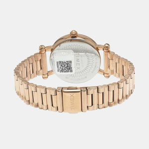 Fria Women Quartz Silver Dial Analog Stainless Steel Watch TWEL14301