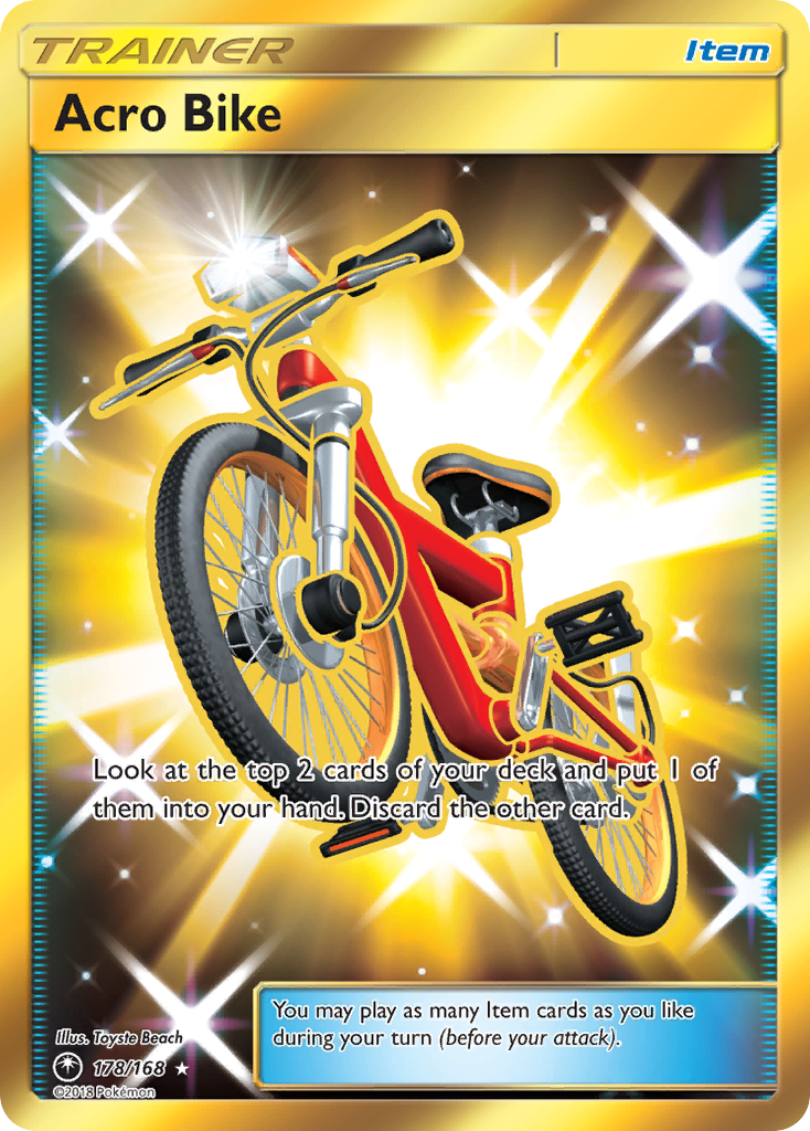 Acro Bike - 178/168 - Rare Secret
