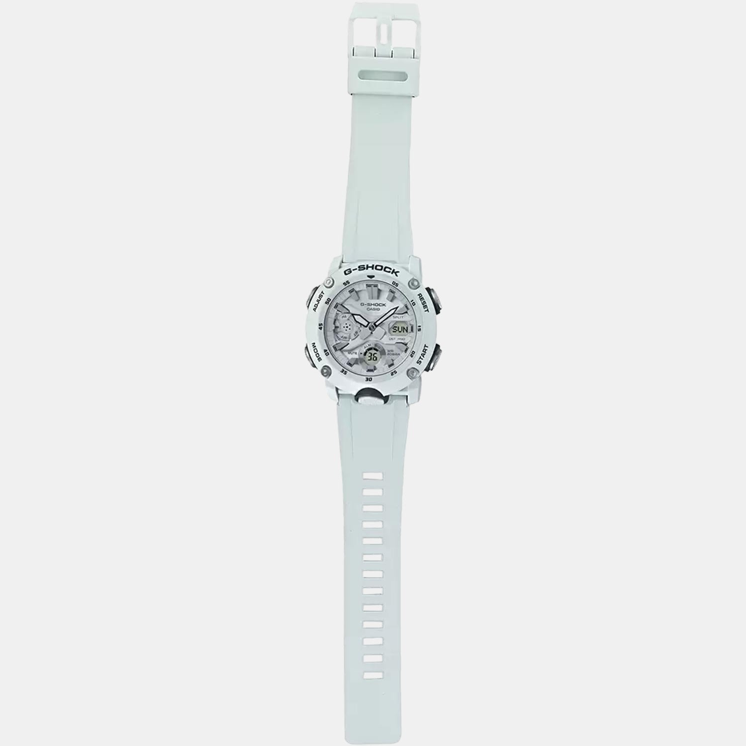 G-Shock Men Quartz White Dial Analog-Digital Resin Watch G971